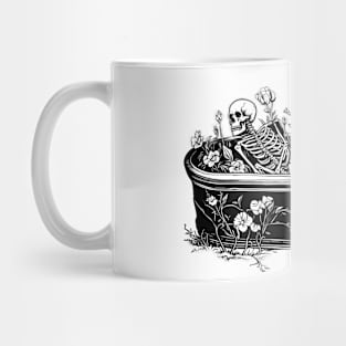 Skeletons in the coffin Mug